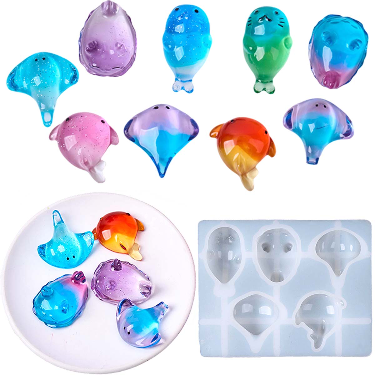 Soap Making Party - 3D Healing Kawaii Manta Ray Whale