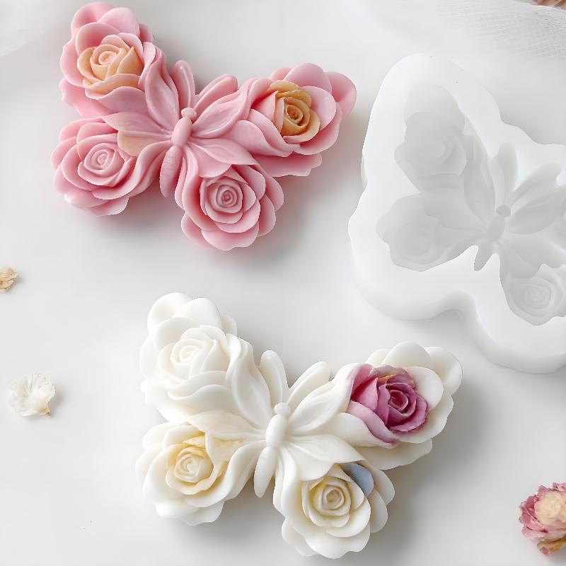 Soap Making Party - DIY Rose Butterfly Form Silicone Mold