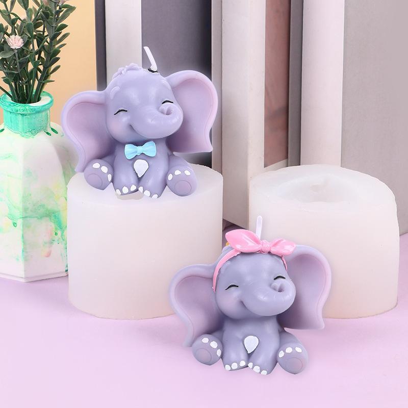 Cute 3D Elephant Silicone Cand - огляд і ціна Soap Making Party