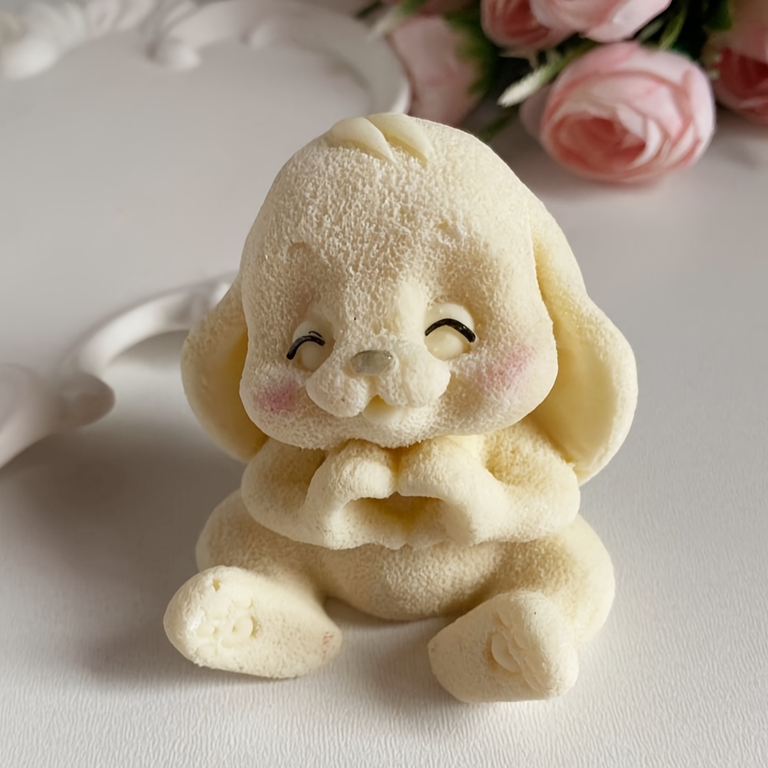 1pc Adorable Rabbit Resin Sili - огляд і ціна Soap Making Party