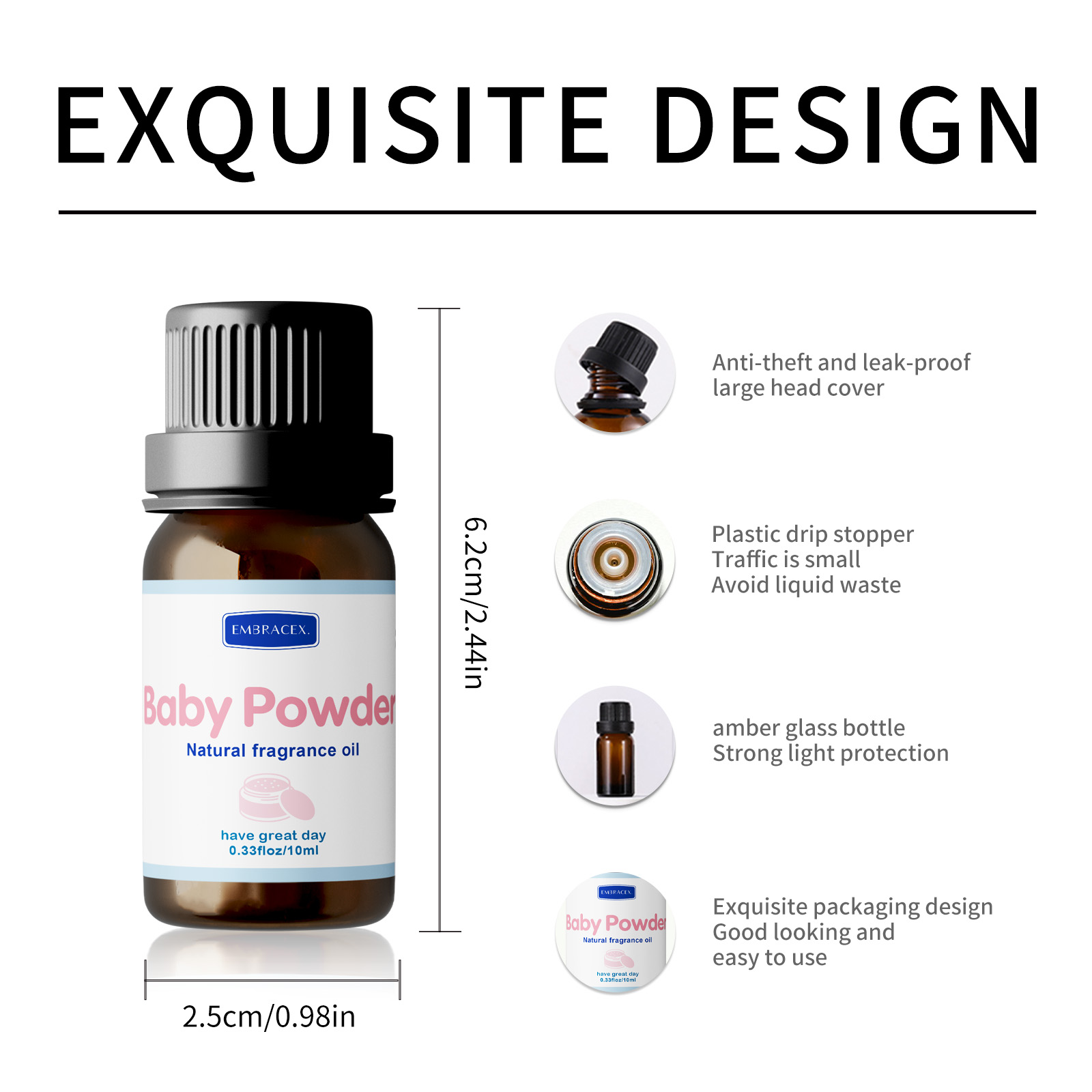 10ml Baby Powder Essential Oil - огляд і ціна Soap Making Friends