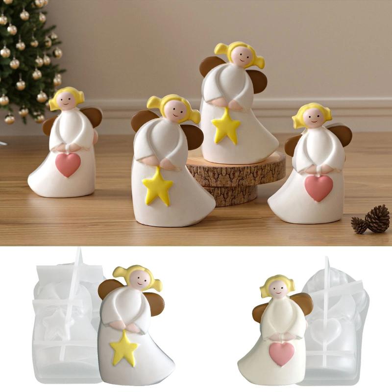 Love Angel Gypsum Mold Candle  - огляд і ціна Soap Making Party