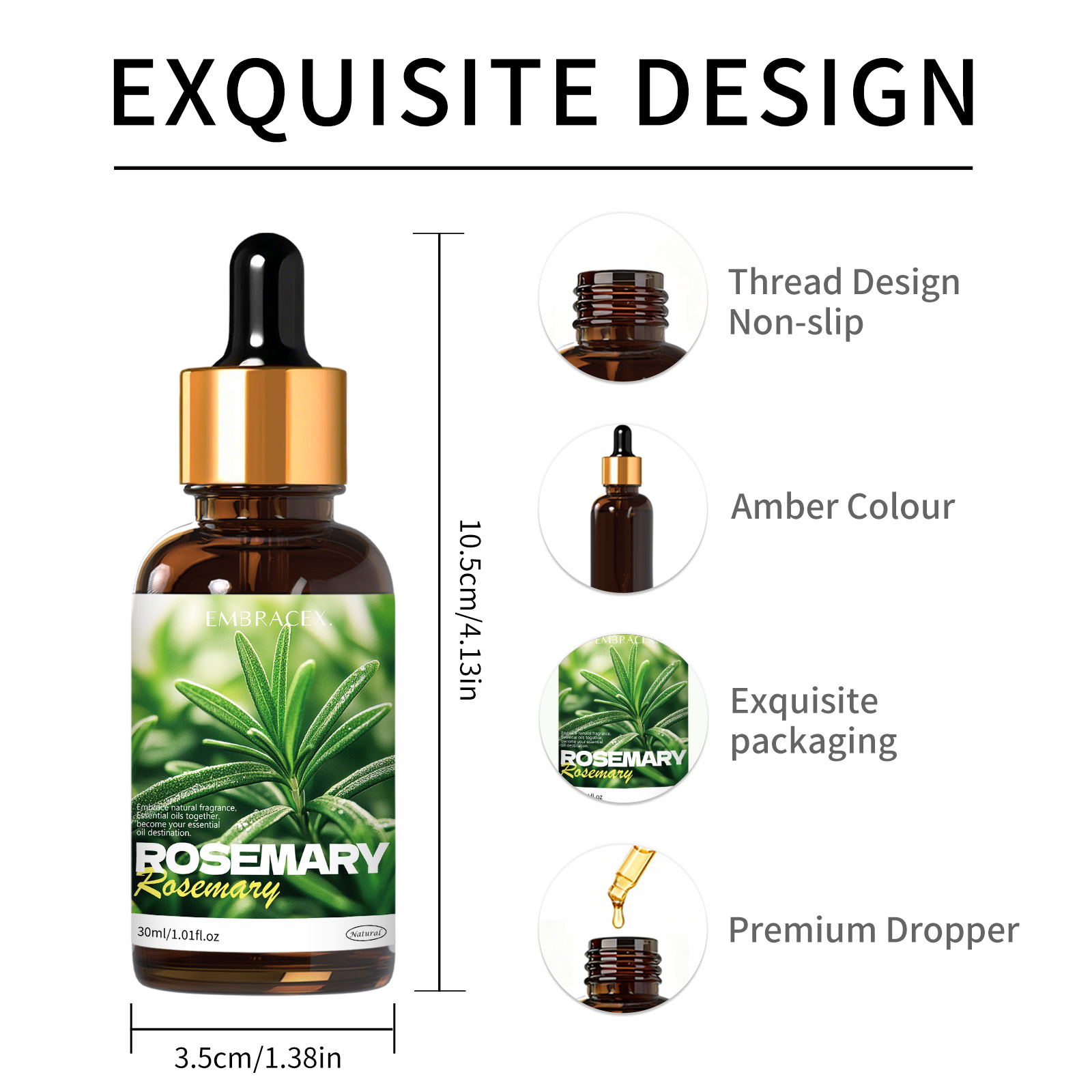 30ml Rosemary Natural Plant Es - огляд і ціна Soap Making Friends