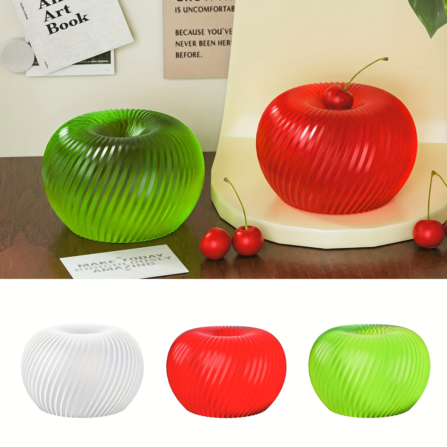 A trendy red apple silicone mo - огляд і ціна Soap Making Party